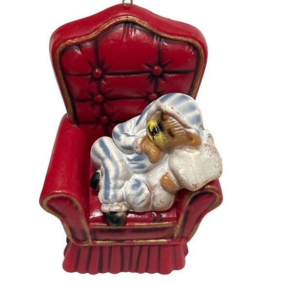 Assorted Christmas Bear & Santa Ornaments, Bundle of 5 - Picture 6 of 9